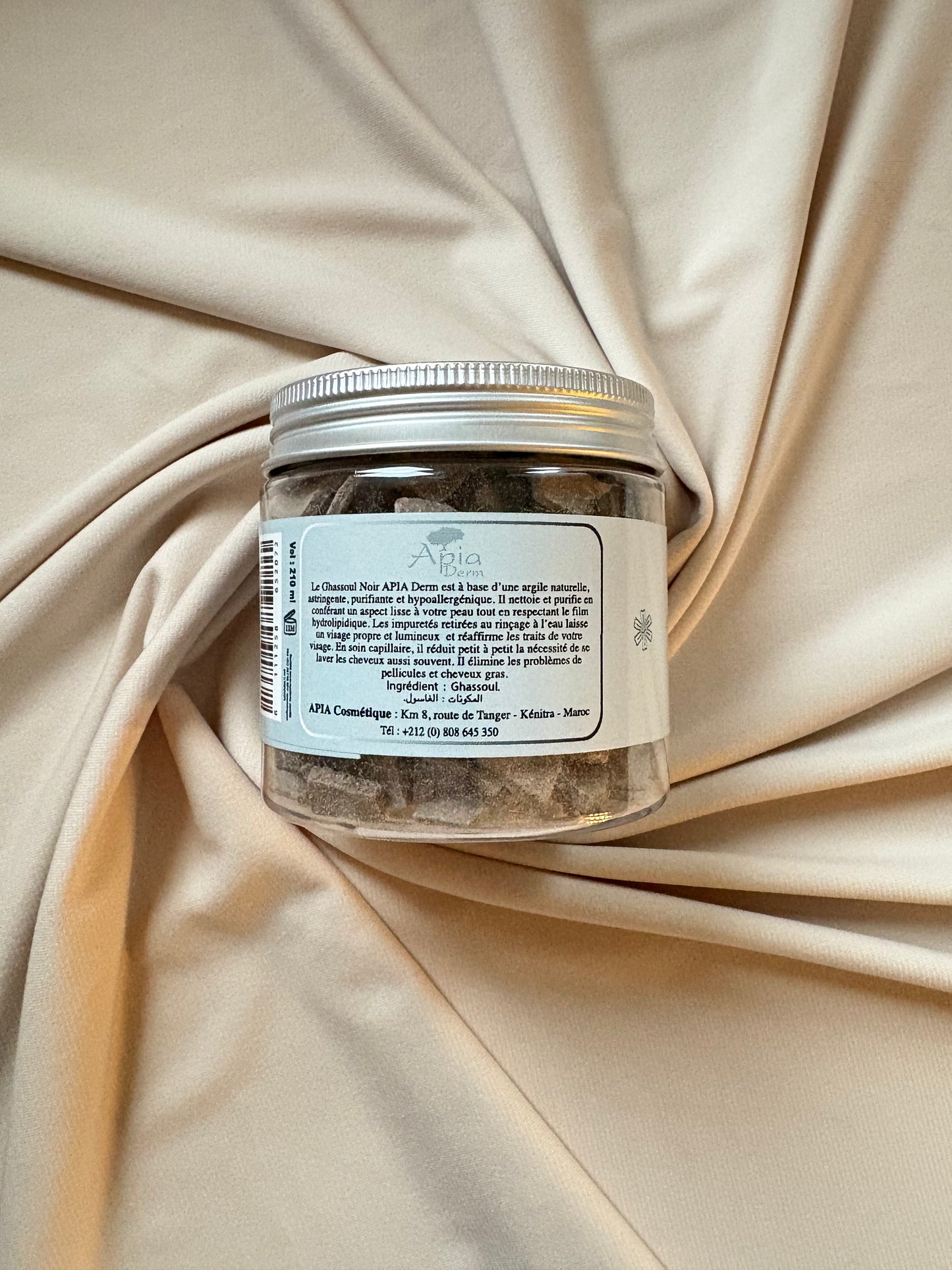 Ghassoul Noir – Schwarze Tonerde aus Marokko