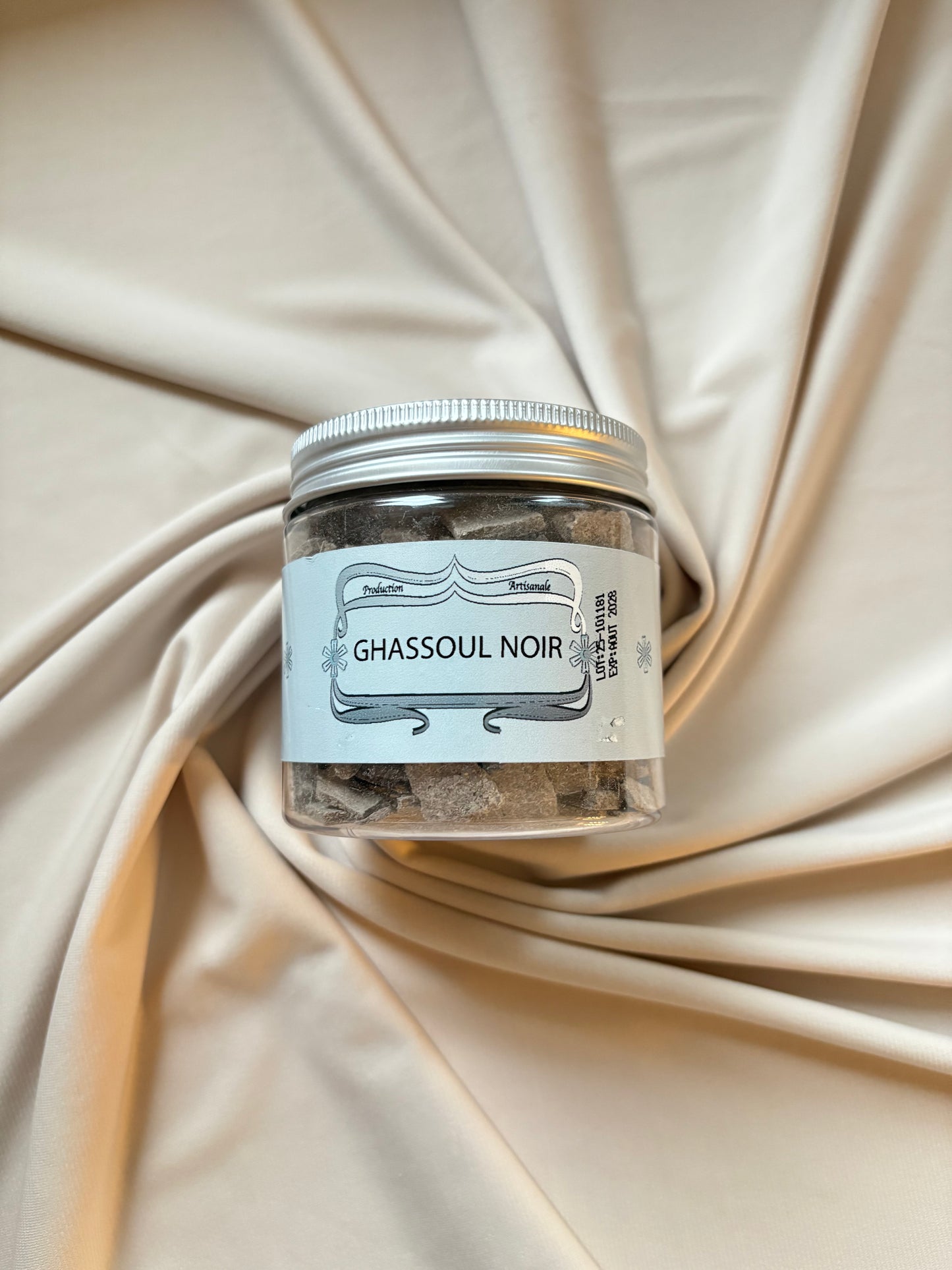 Ghassoul Noir – Schwarze Tonerde aus Marokko