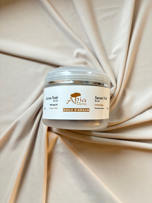 Savon Noir Beldi mit Arganöl – Traditionelle schwarze Seife aus Marokko