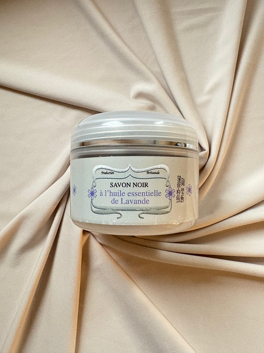 Savon Noir Beldi mit Lavendel – Traditionelle schwarze Seife aus Marokko